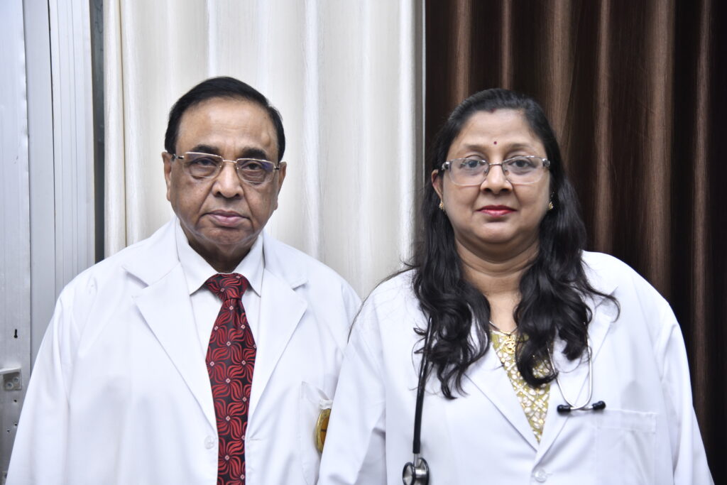 Dr. M.L. Garg and his wife Dr. Sapna Garg