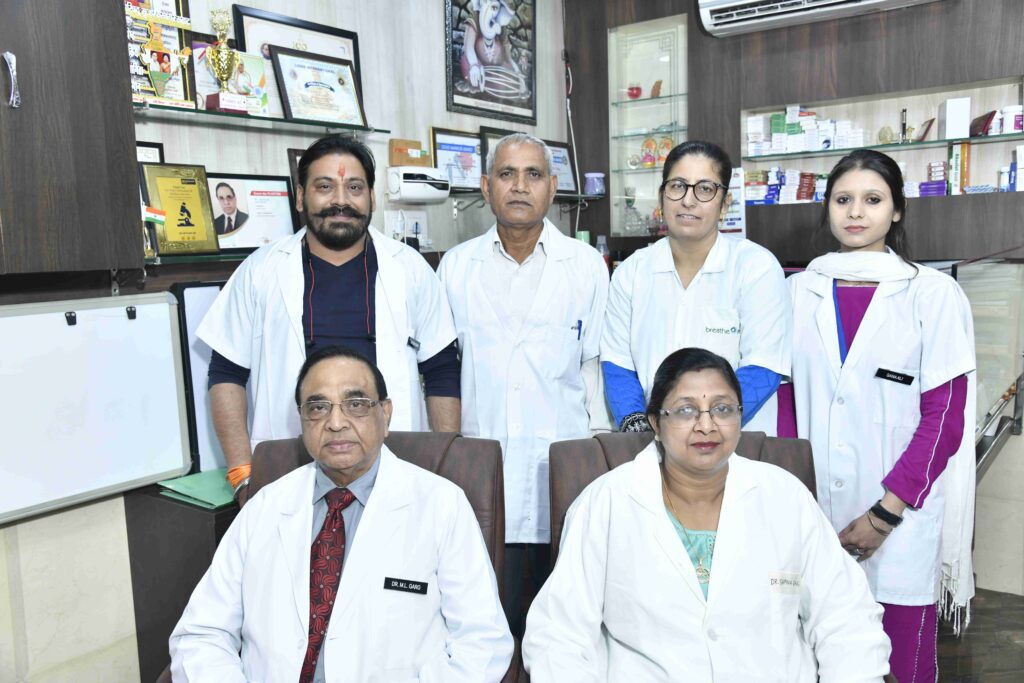 Dr M.L. Garg and his team best doctor for chest